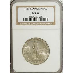1925 50C Lexington MS66 NGC