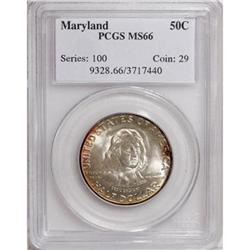 1934 50C Maryland MS66 PCGS
