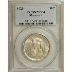 1921 50C Missouri MS64 PCGS