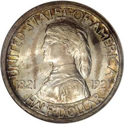 1921 50C Missouri MS66 NGC