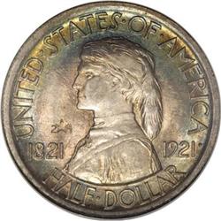 1921 50C Missouri 2x4 MS65 NGC