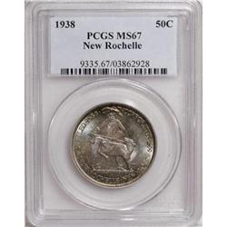 1938 50C New Rochelle MS67 PCGS