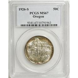 1926-S 50C Oregon MS67 PCGS
