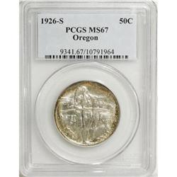 1926-S 50C Oregon MS67 PCGS