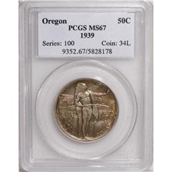 1939 50C Oregon MS67 PCGS