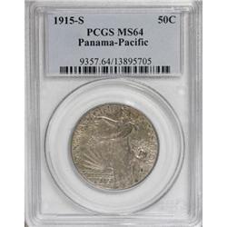 1915-S 50C Panama-Pacific MS64 PCGS
