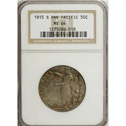 1915-S 50C Panama-Pacific MS64 NGC