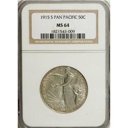1915-S 50C Panama-Pacific MS64 NGC