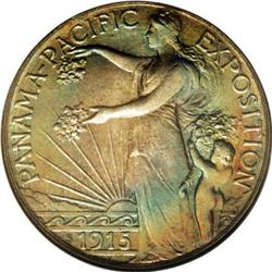 1915-S 50C Panama-Pacific MS66 NGC