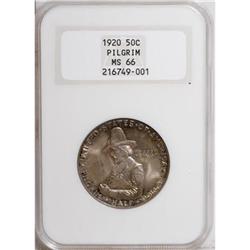 1920 50C Pilgrim MS66 NGC