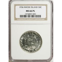 1936 50C Rhode Island MS66 Prooflike NGC