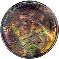 1937 50C Roanoke MS67 NGC