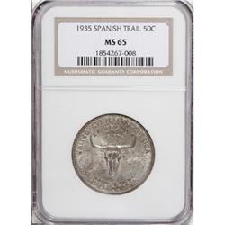 1935 50C Spanish Trail MS65 NGC