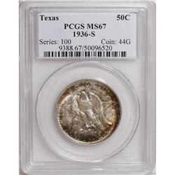 1936-S 50C Texas MS67 PCGS