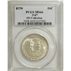 1947 50C Booker T. Washington MS66 PCGS
