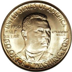 1950-D 50C Booker T. Washington MS67 NGC