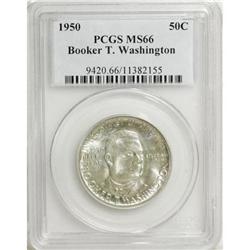 1950 SET Booker T. Washington PDS Set MS66 PCGS