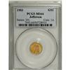 Image 3 : 1903 G$1 Louisiana Purchase/Jefferson MS66 PCGS