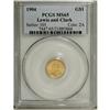 Image 3 : 1904 G$1 Lewis and Clark MS65 PCGS