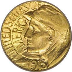 1915-S G$1 Panama-Pacific Gold Dollar MS66 PCGS
