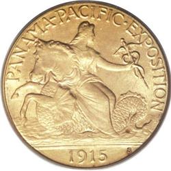 1915-S $2 1/2 Panama-Pacific Quarter Eagle MS66