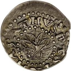 1662 2PENCE Oak Tree Twopence AU58 PCGS