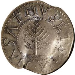 1652 SHILNG Pine Tree Shilling, Large Planchet