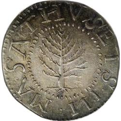 1652 SHILNG Pine Tree MS63 PCGS