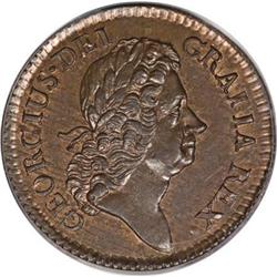 1723 1/2P Hibernia Halfpenny MS66 Red and Brown