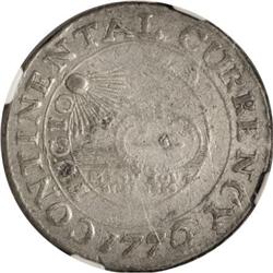 1776 $1 Continental Dollar, CURRENCY, Pewter