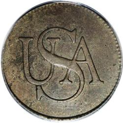 (1785) COPPER Bar Copper AU55 PCGS