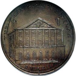 1797 PENNY New York Theatre PR64 Brown PCGS