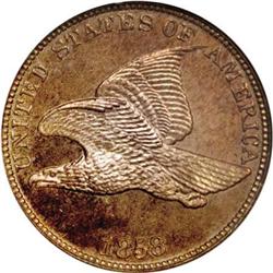 1858 1C Large Letters PR66 NGC