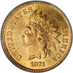 1873 1C Open 3 MS66 Red PCGS