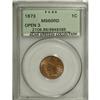 Image 3 : 1873 1C Open 3 MS66 Red PCGS