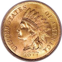 1877 1C MS66 Red PCGS