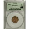 Image 3 : 1887 1C MS66 Red PCGS