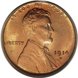 1914-D 1C MS65 Red PCGS