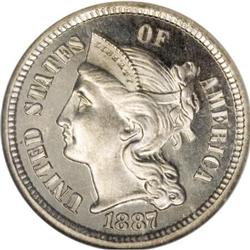 1887/6 3CN PR68 Cameo NGC