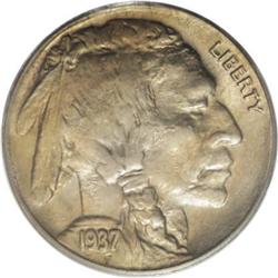 1937-D 5C Three-Legged MS66 PCGS