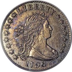 1796 10C AU55 PCGS