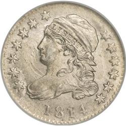 1814 10C Large Date MS65 NGC