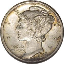 1916-D 10C MS62 Full Bands NGC