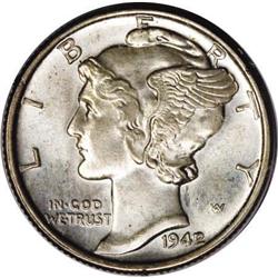 1942/1 10C MS65 PCGS