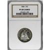 Image 3 : 1884 25C PR68 Cameo NGC