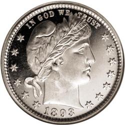 1893 25C PR68 S Deep Cameo NGC. The 1893 quarter came