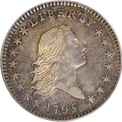 1795 50C 2 Leaves AU50 PCGS