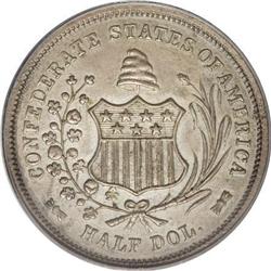 1861 50C Scott Restrike MS63 PCGS