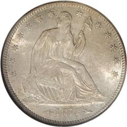 1873-S 50C Arrows MS64 NGC