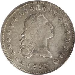 1795 $1 Flowing Hair, Three Leaves XF45 PCGS
